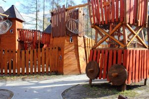 Wooden play structures