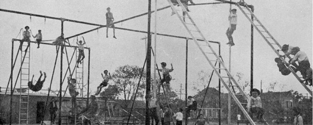 History of Playgrounds, Playground equipment